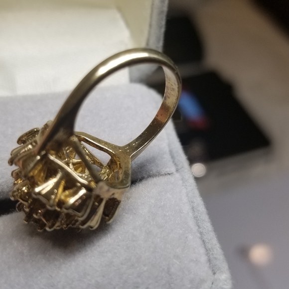 Vintage 18k GE ring - Picture 8 of 11